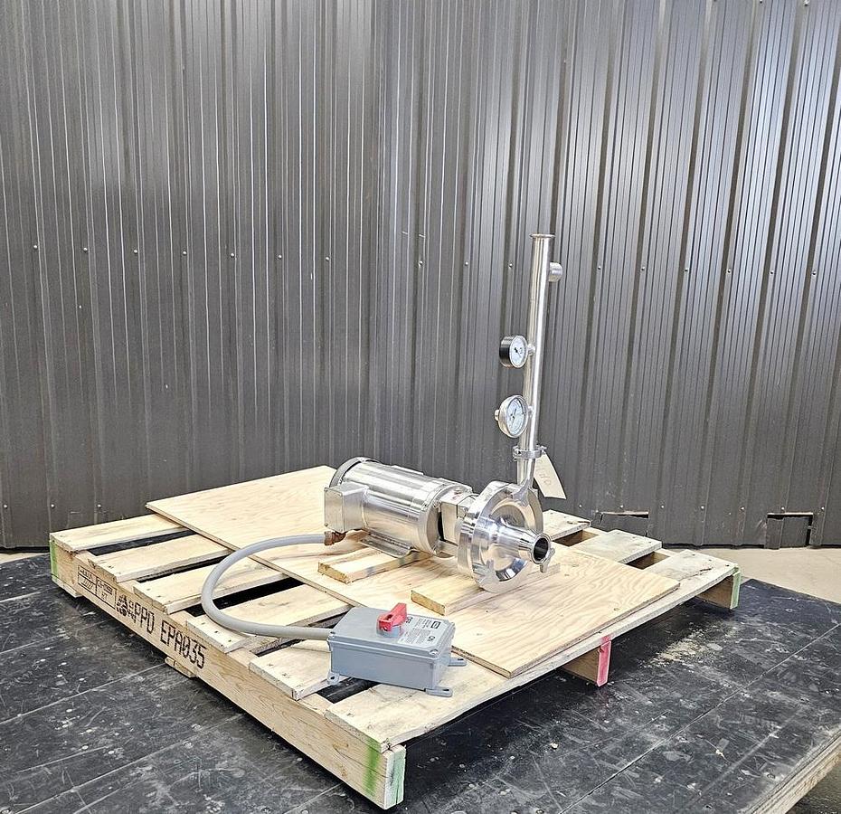 Used Used Fristam Centrifugal Pump, 2" X 1.5", 1.5 HP