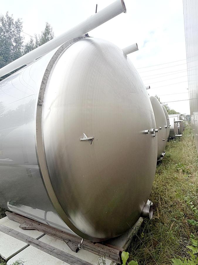 Used Used 5000 Gallon Jacketed Tank, 304 Stainless Steel