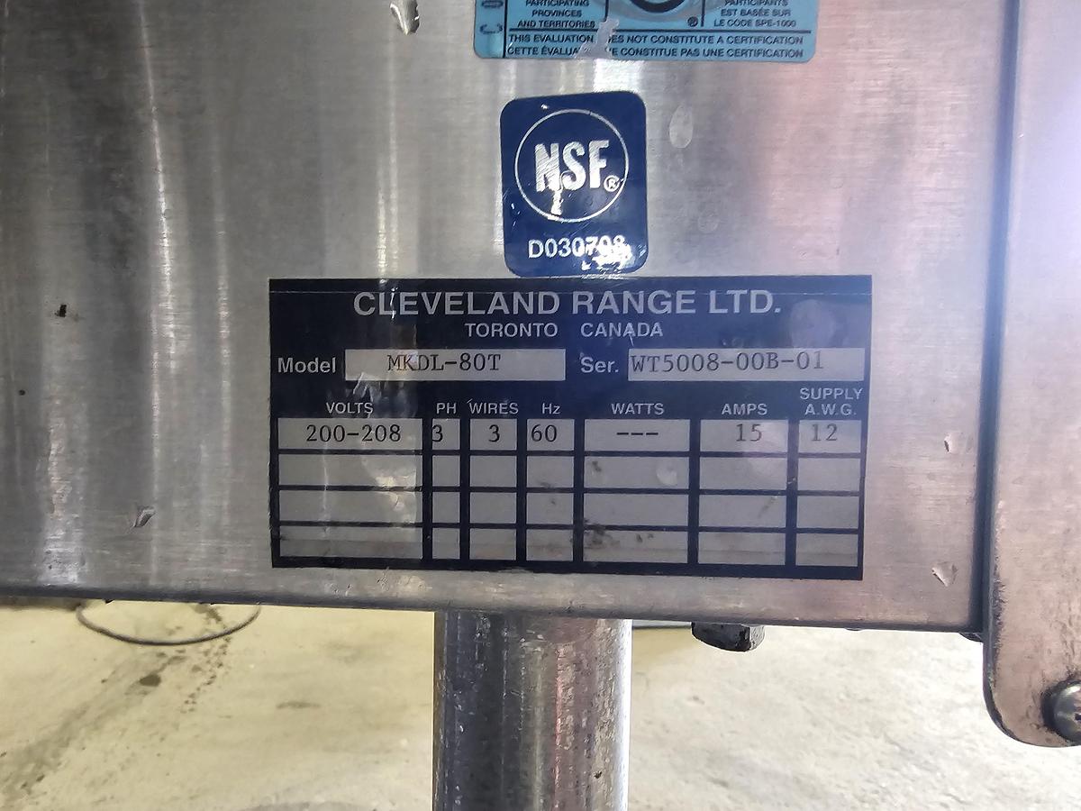 Used Felix Compound - 80 gallon kettle with scrape agitation