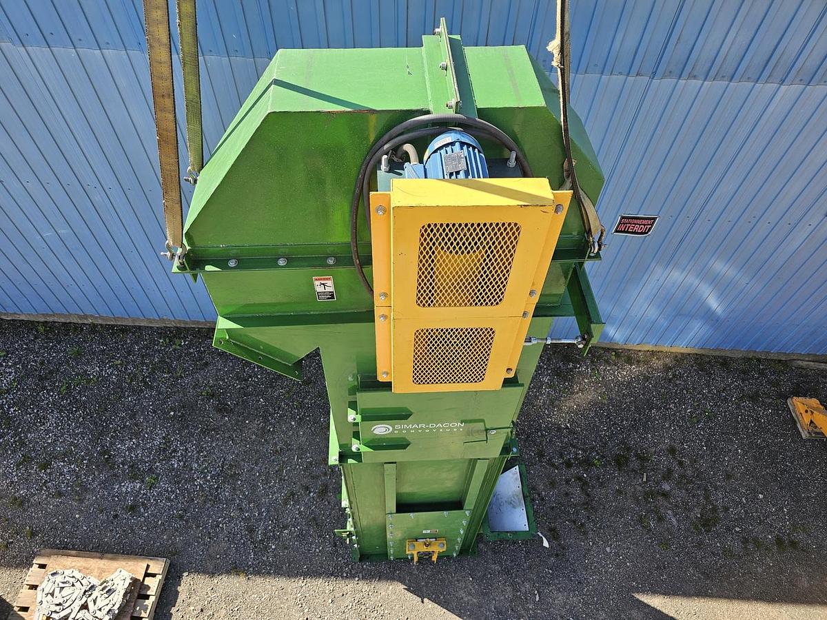 Used Used Simar-Dacon Bucket Elevator, 16' High