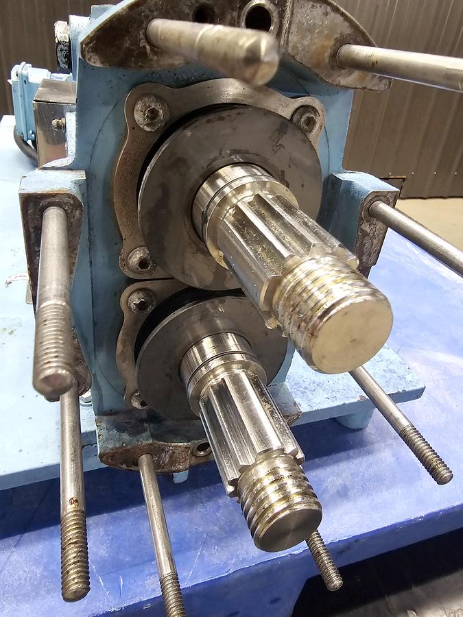 Used Used Waukesha Rotary Lobe Pump, Model 30, 1 HP