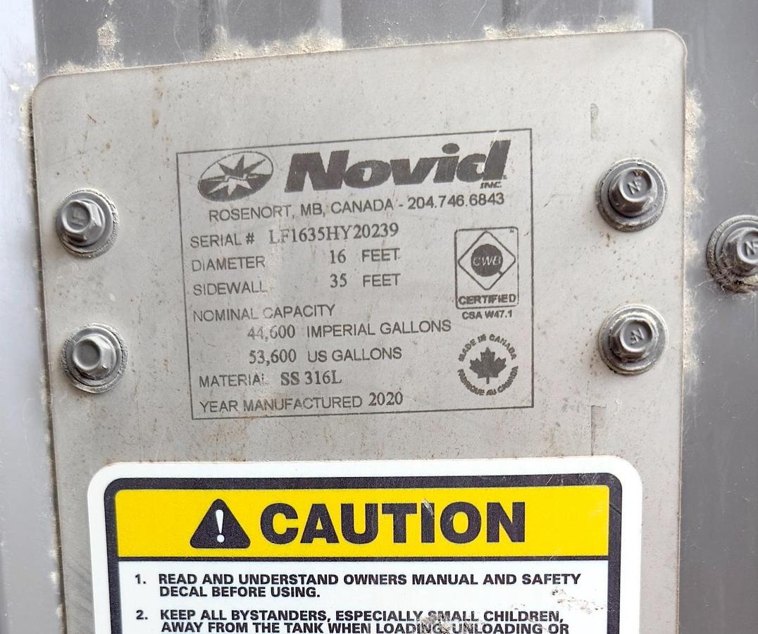 Used Used 53,600 Gallon Tanks, 316L Stainless Steel (QTY: 2)