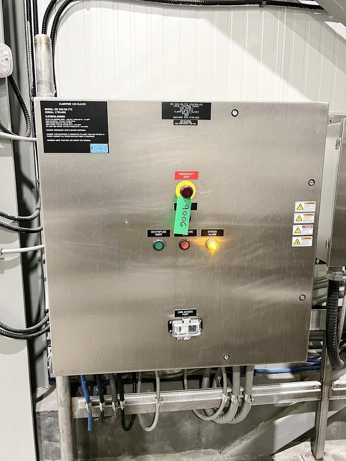 Used Used GEA Westfalia Disc Stack Centrifuge, Model SSI-300-06-772