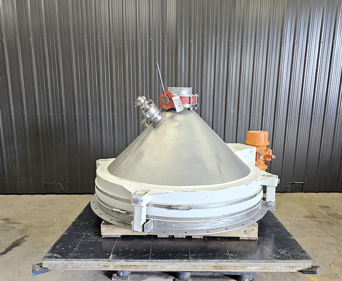 Used Used 150 Gallon Vibrating Hopper, 20 Cu.ft., Stainless Steel
