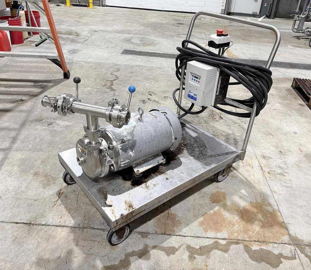 Used Used SPX Centrifugal Pump, 1.5" X 1.5", 10 HP, with VFD
