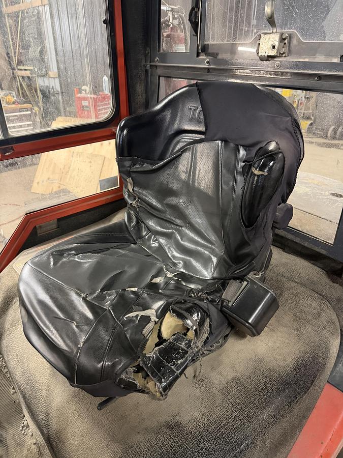 Used Used 2010 Toyota 8FDU30 Diesel Forklift – 6,000 LB Capacity – Enclosed Cab – Side Shift – Warehouse Relocation Sale