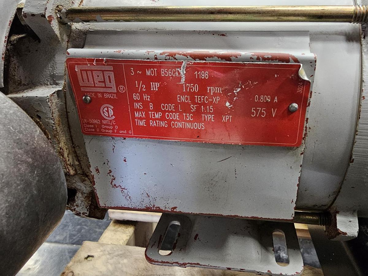 Used Used Semco Rotary Air Lock Valve, 8" X 8"