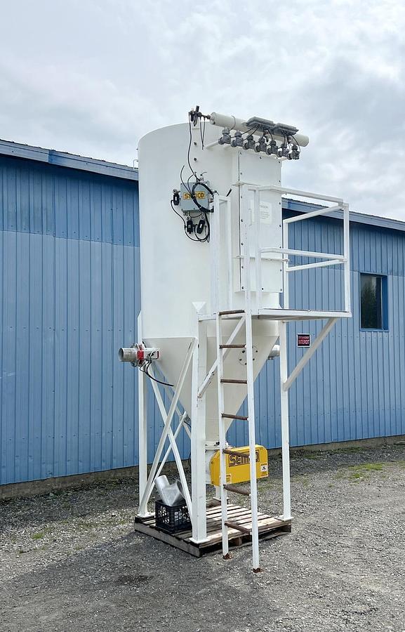Used Used Semco Dust Collector, Pulse Air, with Rotary Valve