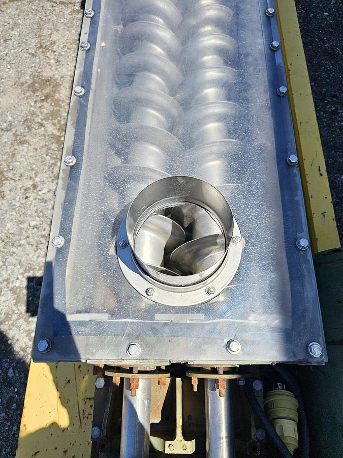 Used Used Holoflite Screw Conveyor/Dryer, 14'' Diameter X 168'' Long
