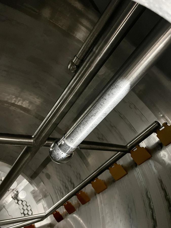 Used Used 2500 Gallon Jacketed Tank, Stainless Steel, With Scrape Agitation & Twin Screw Pump