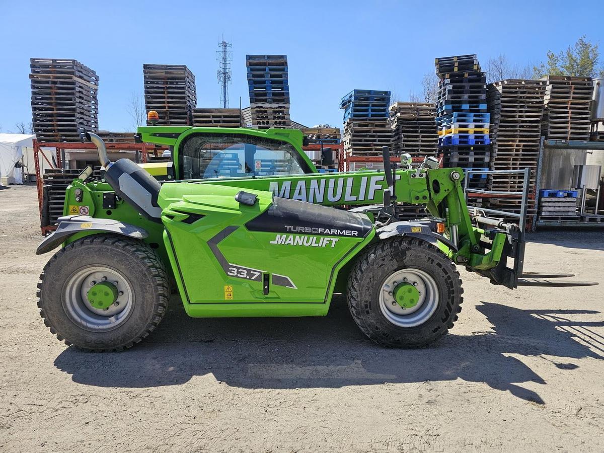 Used Used 2022 Merlo / Manulift TurboFarmer TF33.7 Telehandler – 3,300 kg / 7,300 lb Capacity – 1,936 Hours