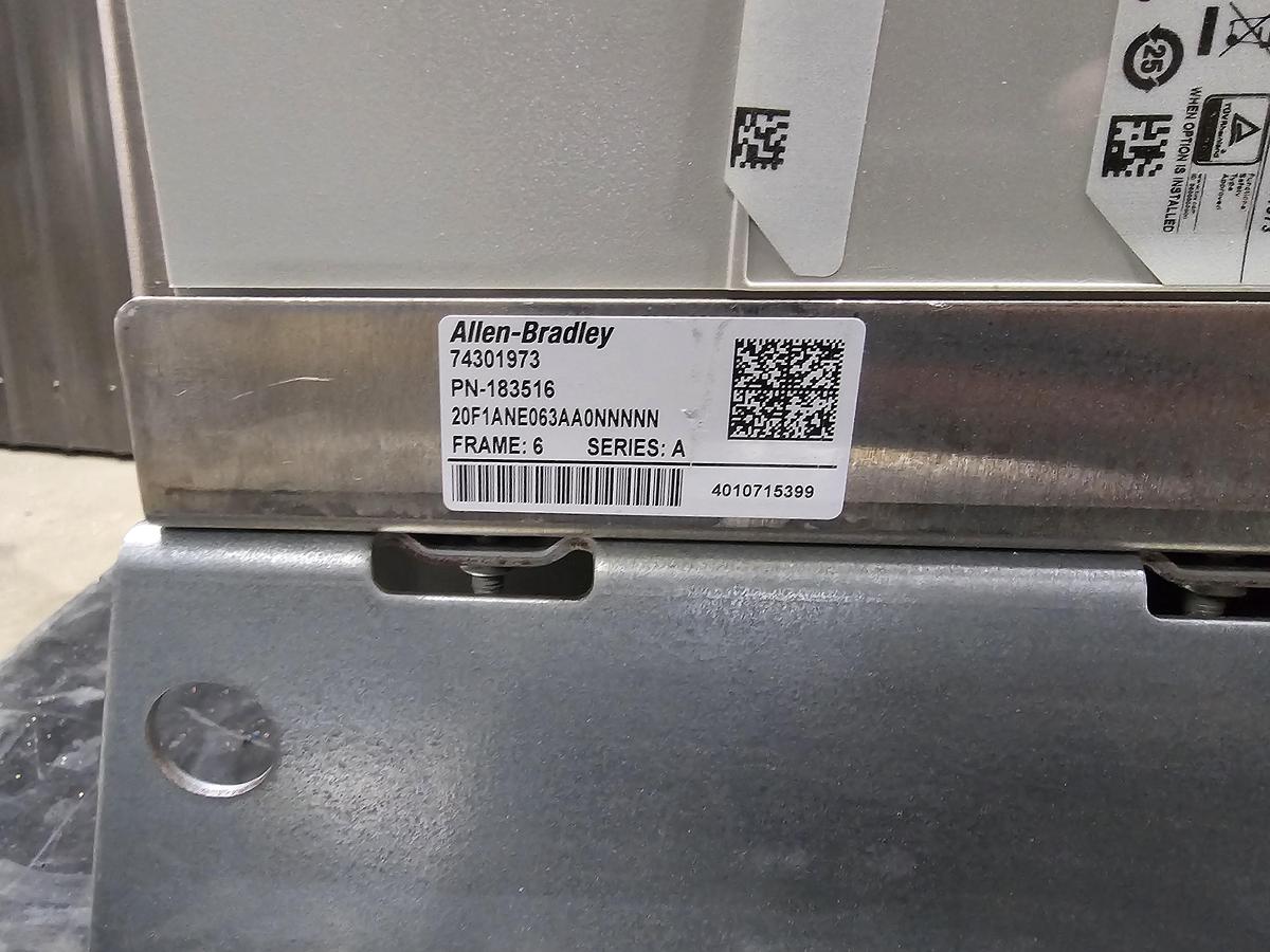 Used Used Allen-Bradley Variable Frequency Drive, 60 HP, 600V - Quantity Available : 3