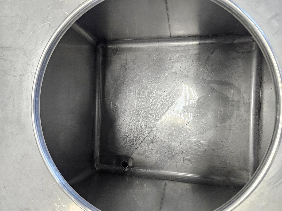 Used Used 350 Gallon IBC Tank (Tote), 304 Stainless Steel