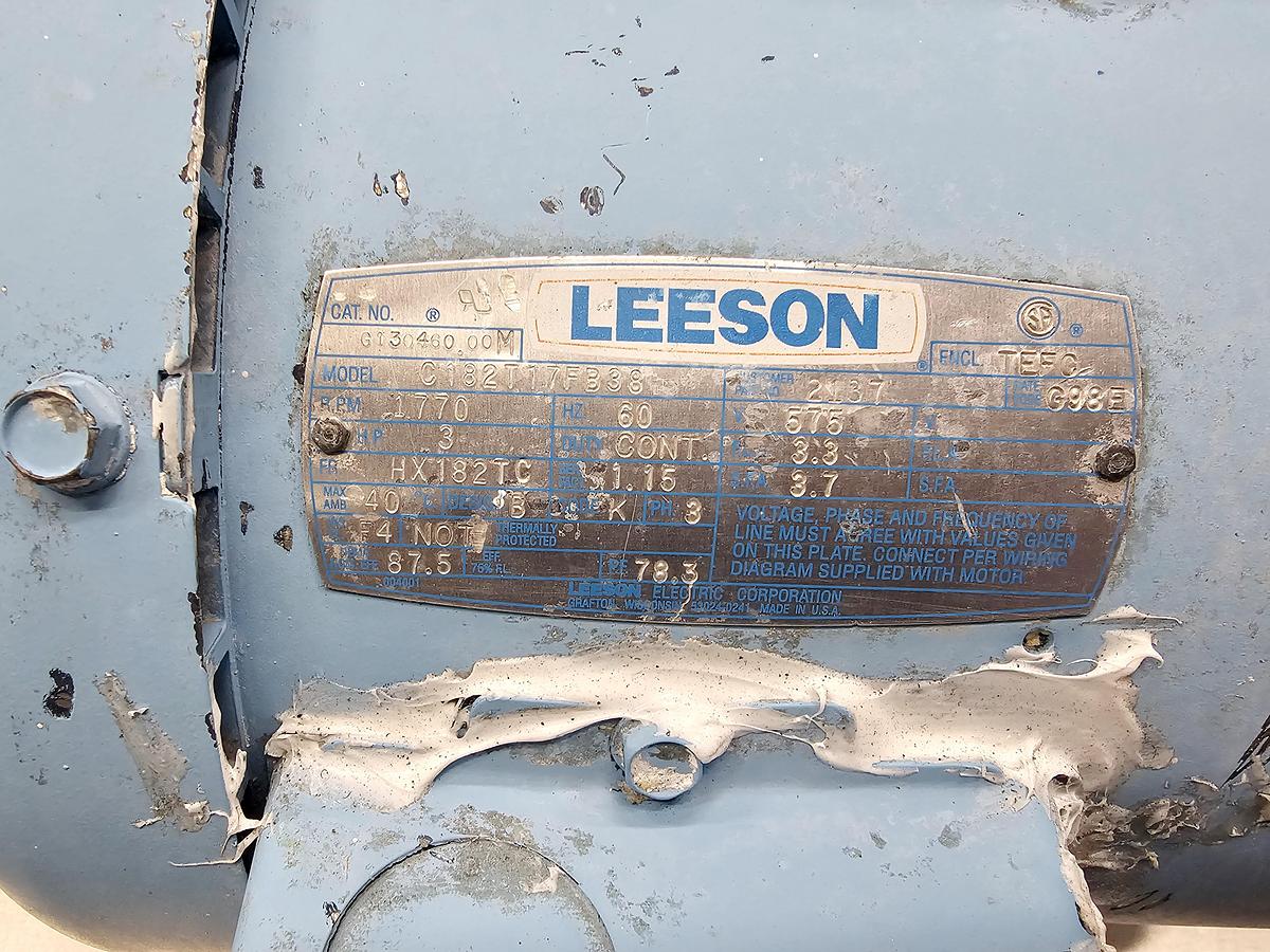 Used Metcalfe Auctions Mississauga - Lot 170 Lobe pump