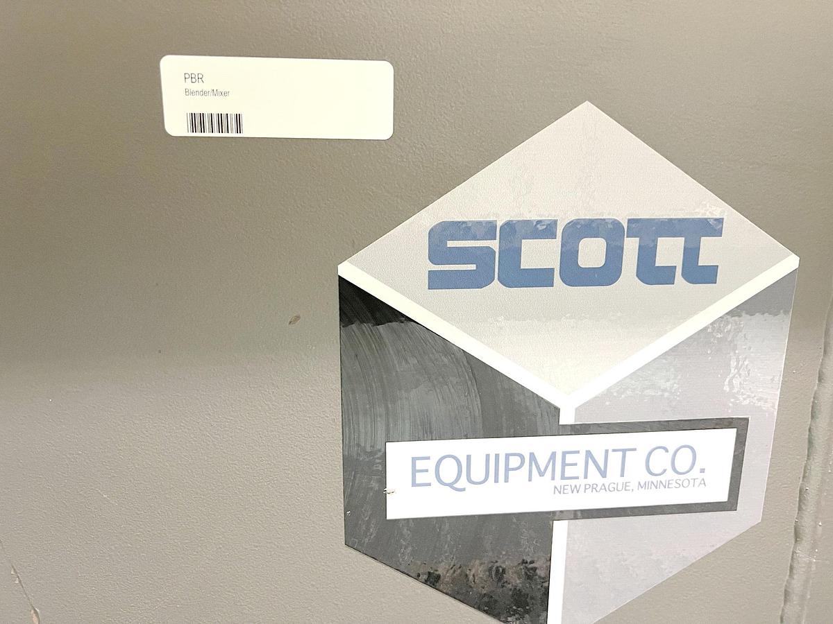 Used Used Scott Ribbon Blender, 120 Cubic Feet