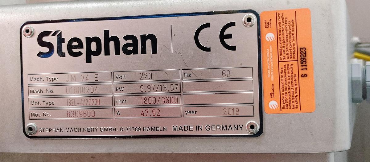 Used Used Stephan UM74E Vertical Cutter