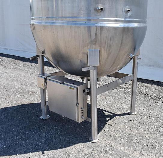 Used Used 500 Gallon Hamilton Jacketed Tank (Kettle), Evaporator