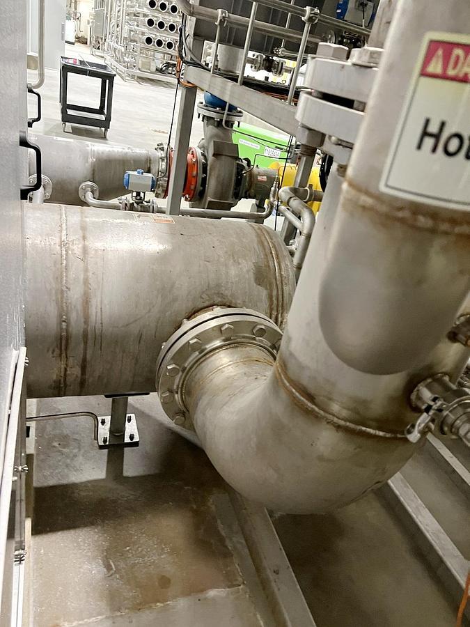 Used Used Caloris MVR Heated Forced Circulation Evaporator System