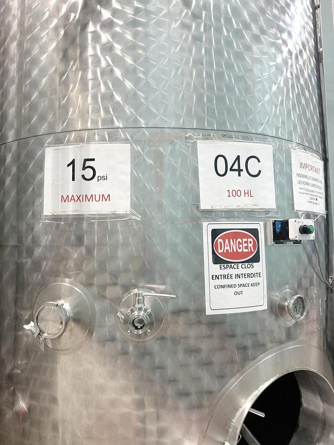 Used Used 2650 Gallon Jacketed Tank, 304 Stainless Steel, With Heat Exchanger & Pump