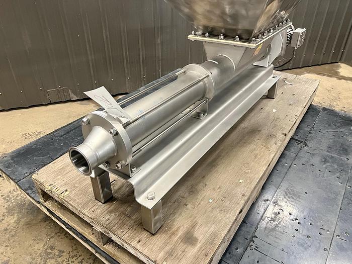 Used USED SEEPEX PROGRESSIVE CAVITY PUMP, STAINLESS STEEL, SANITARY