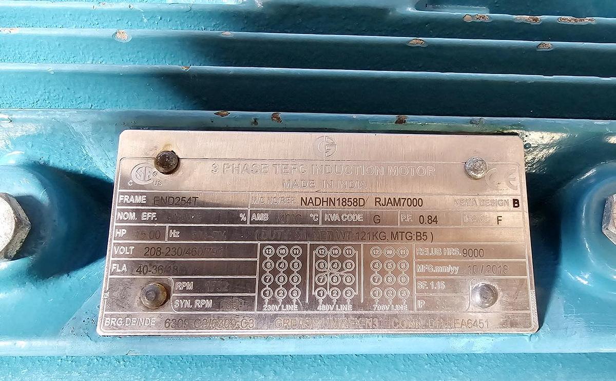 Used West Auction California - Lot DA-1036 SPX Pump