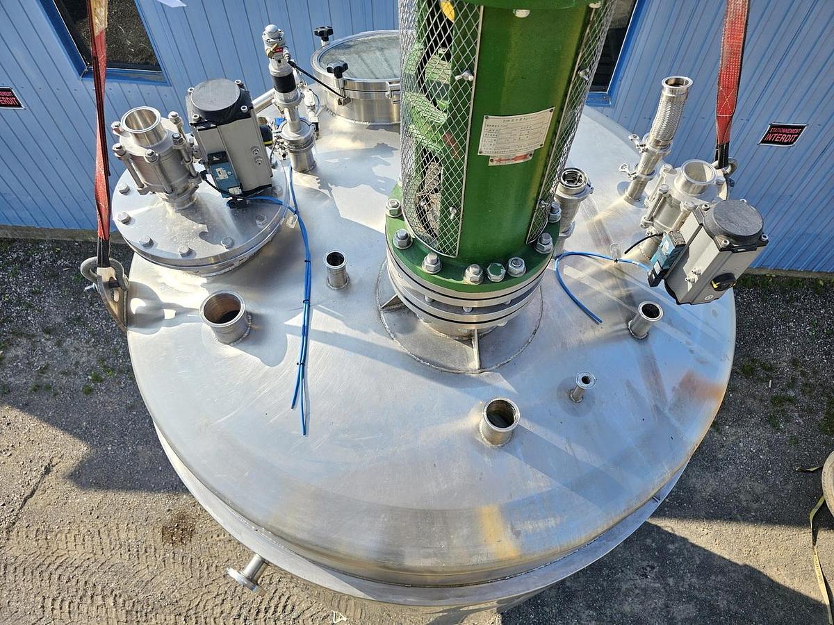 Used West Auction California - Lot A-1002 2500 gallon jacketed mix tank