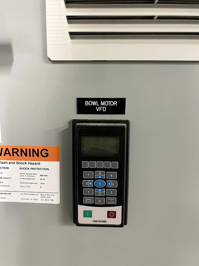 Used Used GEA Westfalia Decanter Centrifuge, Model Protein Master CF 6000