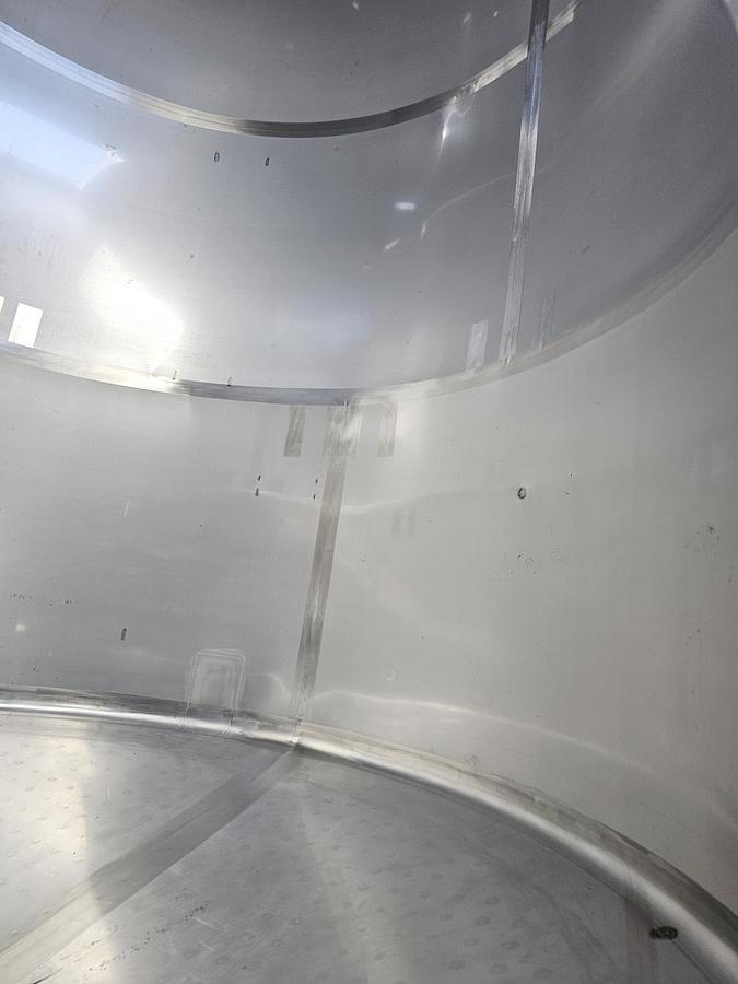 Used Used 5280 Gallon Jacketed Tank, 304 Stainless Steel