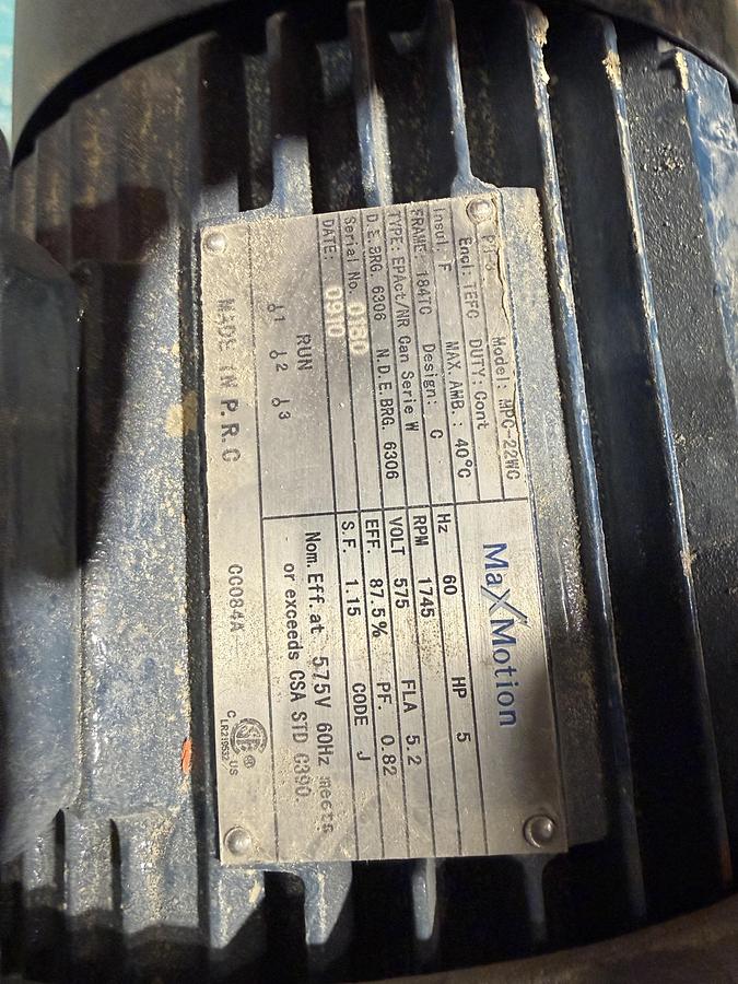 Used Used AFS Ribbon/Paddle Blender, 100 Cubic Feet, With Infeed & Outfeed Drag Conveyors