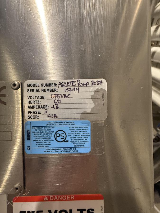 Used Used GEA Ariete 3037 Homogenizer