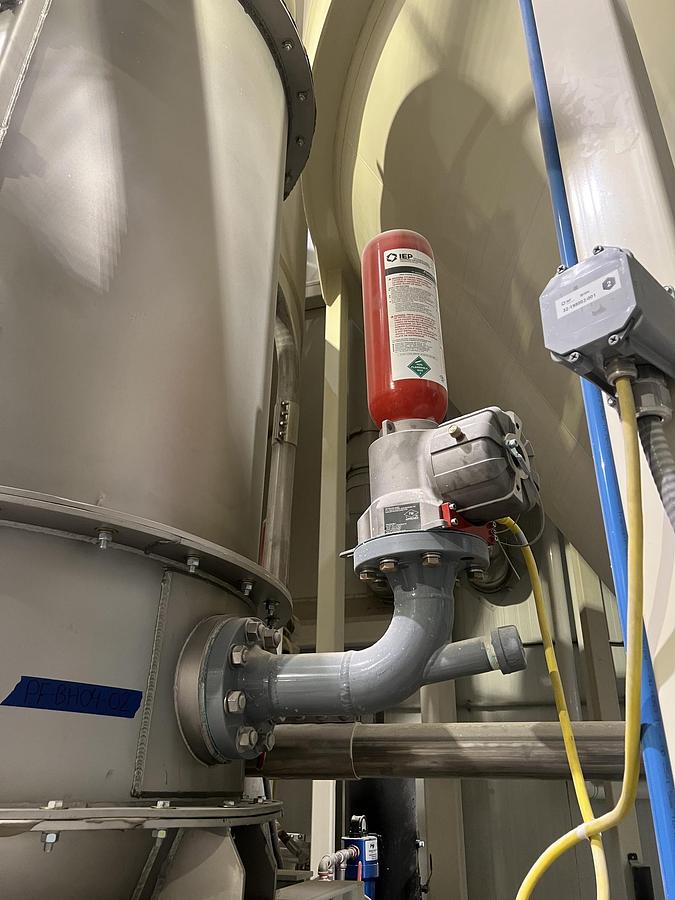 Used Used Kice Venturi Jet Filter, With Rotary Airlock, with Blower