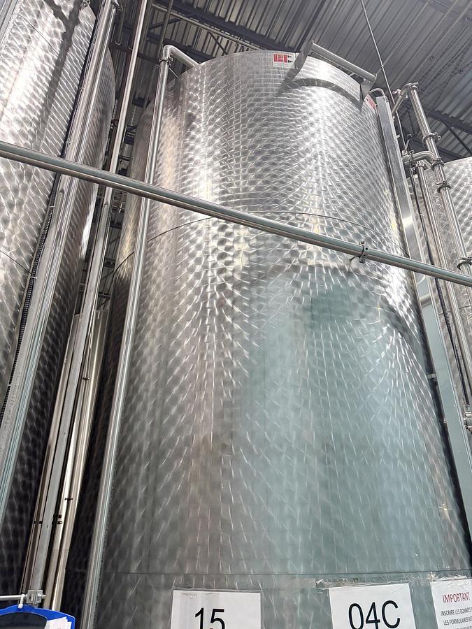 Used Used 2650 Gallon Jacketed Tank, 304 Stainless Steel, With Heat Exchanger & Pump