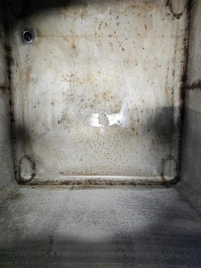 Used Used 350 Gallon IBC Tank (Tote), 304 Stainless Steel