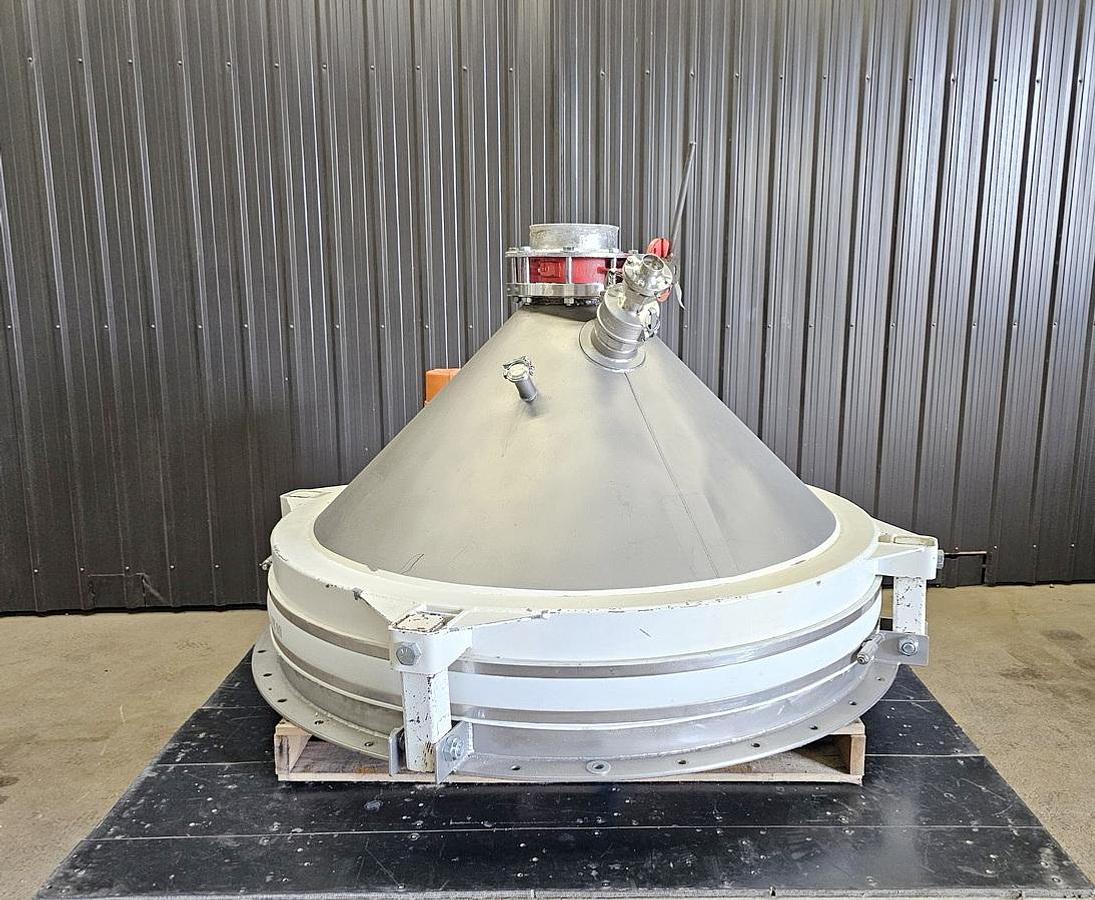 Used Used 150 Gallon Vibrating Hopper, 20 Cu.ft., Stainless Steel