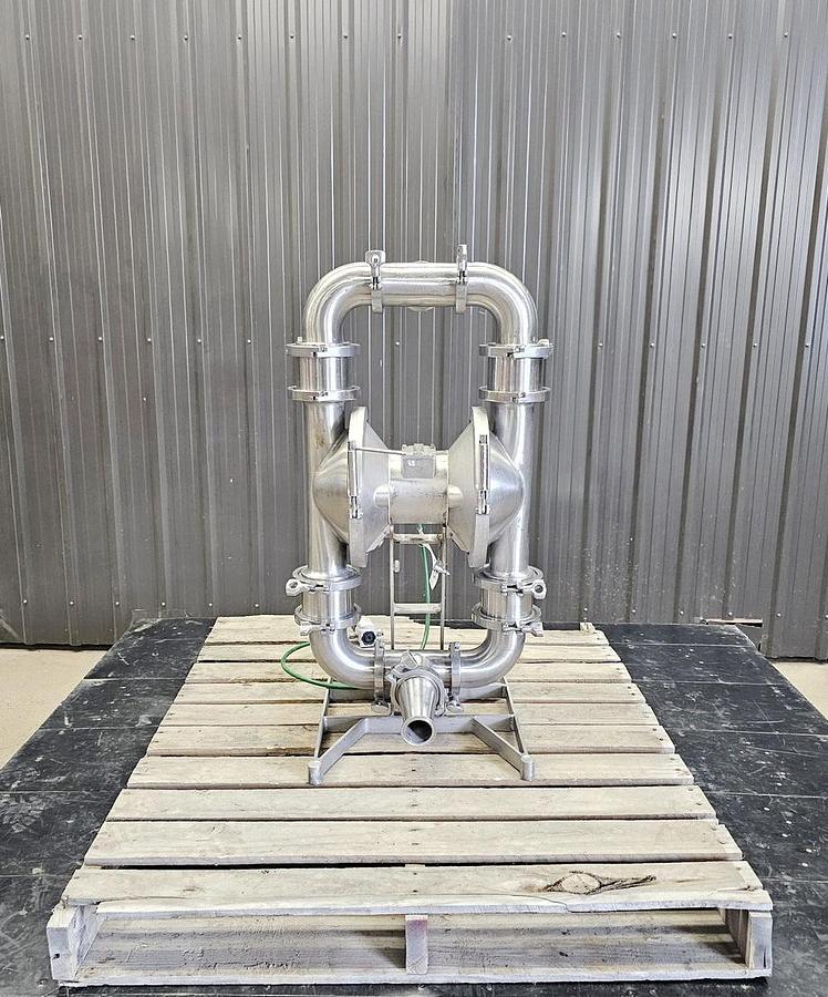 Used Used Graco Saniforce Diaphragm Pump, 3" X 3"