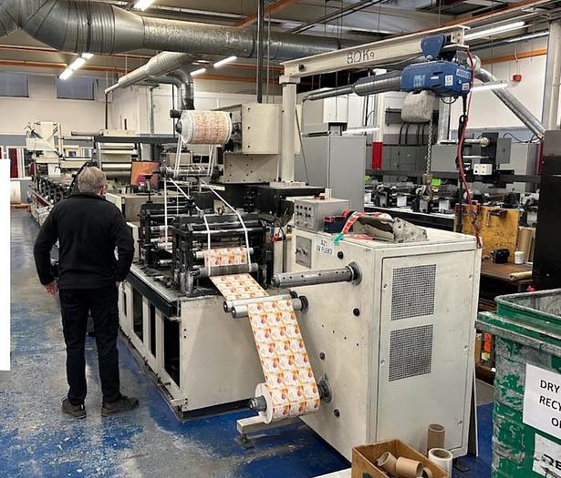 Used 1998 Arsoma EM410 - 8 colour Label Press