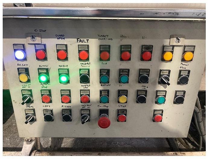 Used PCMC 200 Rewinder + 2800 Nested Embosser & Laminator NT3501