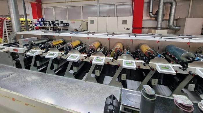 Used 2007 Nilpeter FA4 8 Colour Flexo Label Press