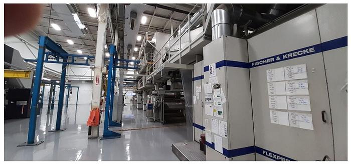 Used 2001 Fischer & Krecke F16S CI Flexo Gearless Line