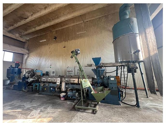 Used 2007 CDM  Prealpina 130LD34 Regranulator Film Extrusion Line