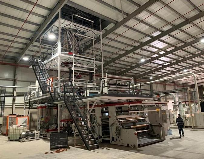 Used 2003 Windmoller & Holscher Varex Blown Film Extrusion Line