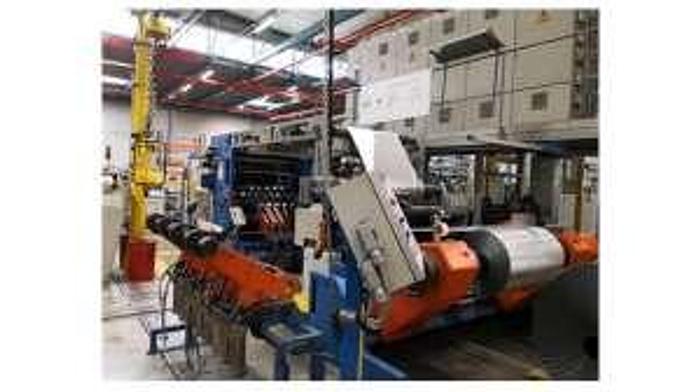 Used 1991 WT Wickeltechnik SBY 100.110 Slitter Rewinder