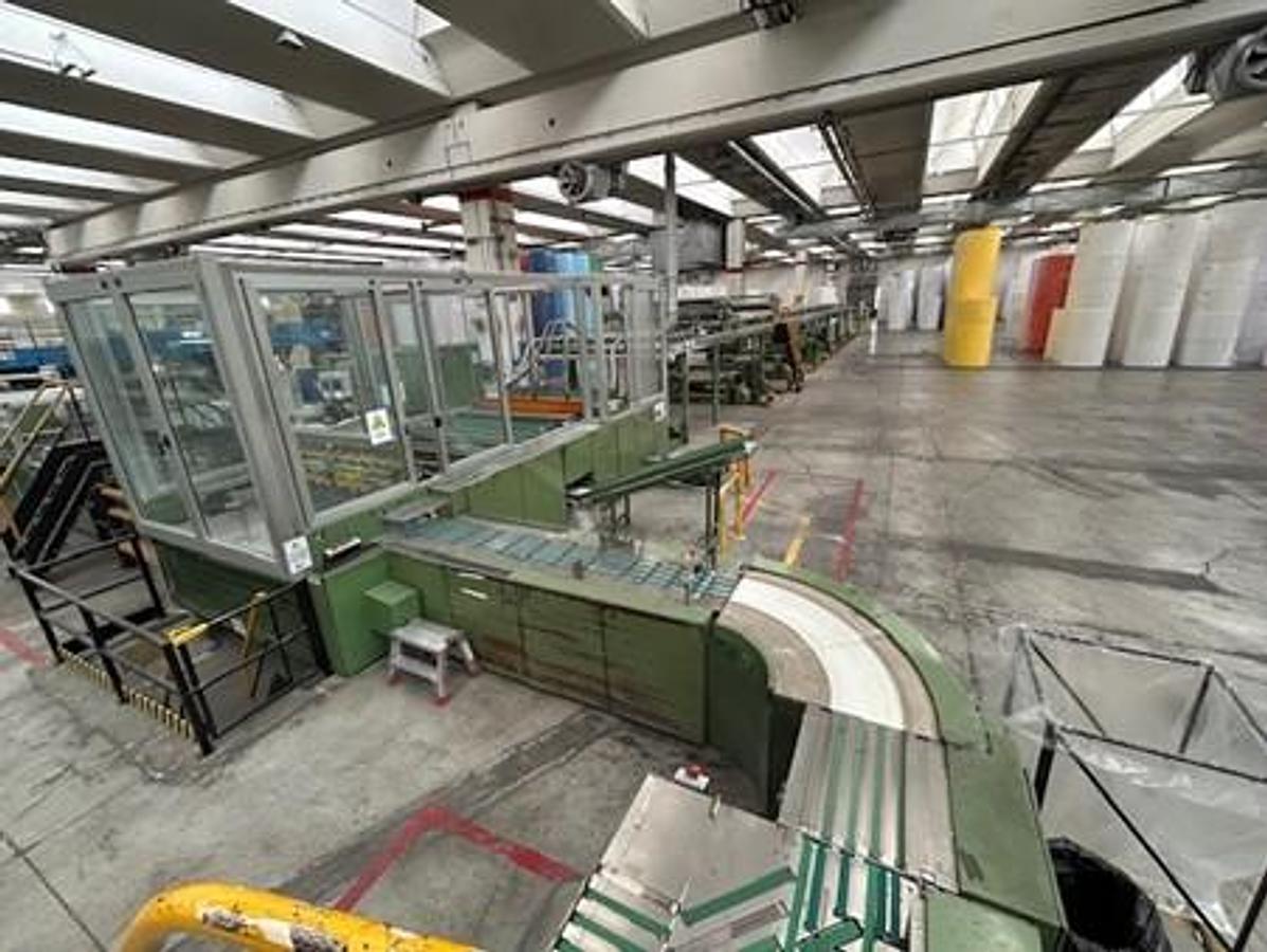 Used 1984 ECH WILL CUT SIZE SHEETER WITH WRAPPING, PACKING & PALLETIZING LINE