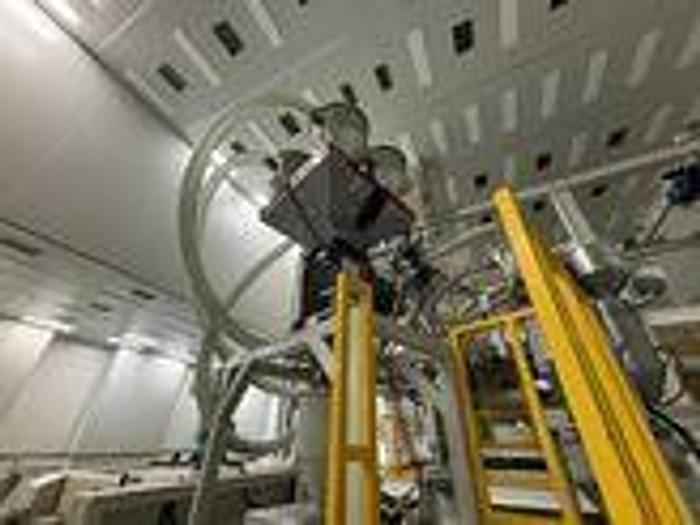 Used 2014 Kuhne Water Quench Double and Triple Bubble Film Extrusion Line