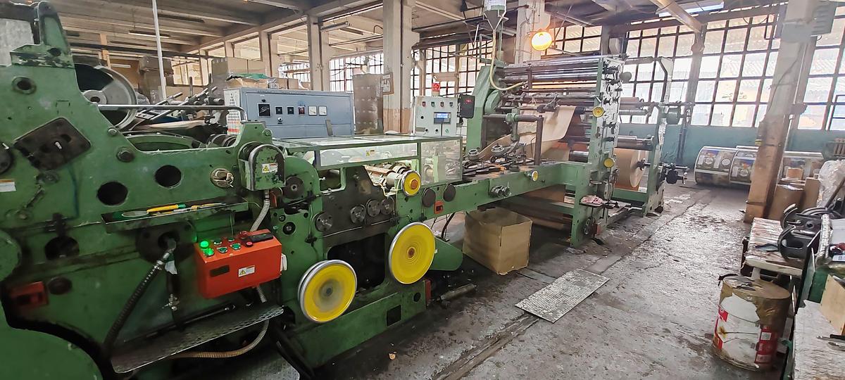 Used 1968 Windmoller & Holscher Triumph IIIA QMS 992 Paper Bag Line
