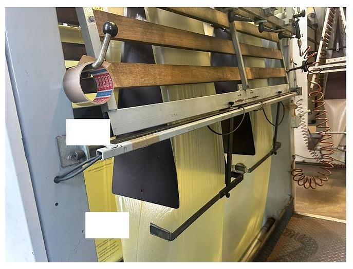 Used 2004 Mobert Roller 110E6M Cart Film Bag Line