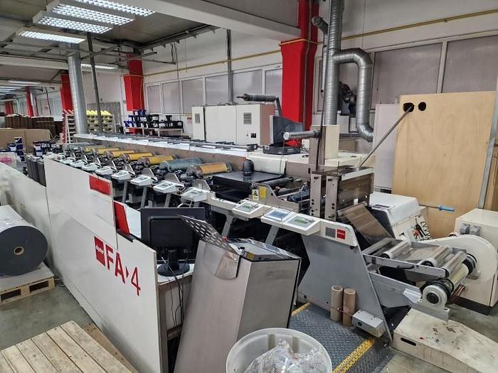 Used 2007 Nilpeter FA4 8 Colour Flexo Label Press