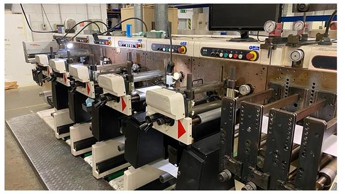 Used 2004 Nilpeter FA3300 5 Colour Flexo Label Press