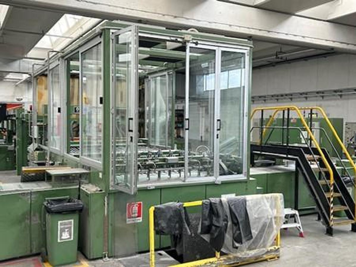 Used 1992 ECH WILL CUT SIZE SHEETER WITH WRAPPING, PACKING & PALLETIZING LINE