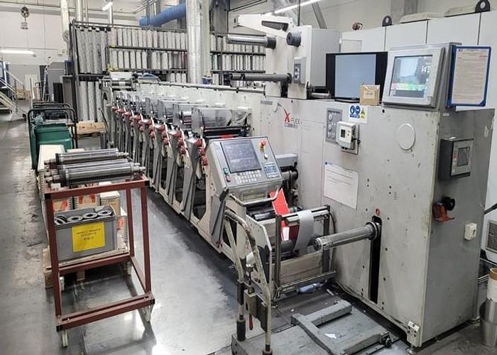 Used 2008 Omet X Flex 430 - 8 Colour Label Press